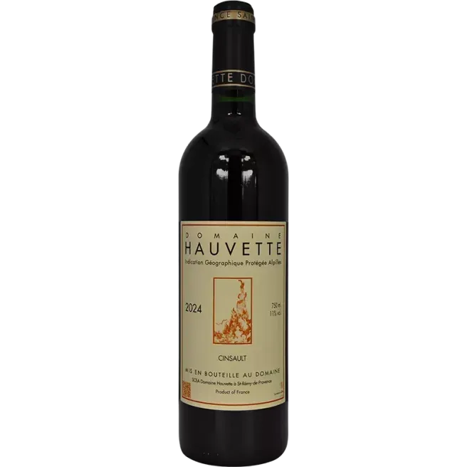 Domaine Hauvette - IGP Les Alpilles Cinsault Rouge 2024 (75cl)